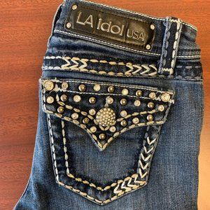 L.A. idol Jeans Shorts Capri
